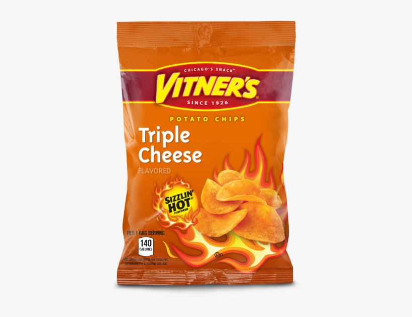 Sizzlin' Hot® Cheese Potato Chips - Vitner's Sweet Southern Heat Bbq Potato Chips 8.5 Oz, transparent png