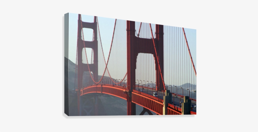 Golden Gate Bridge, San Francisco, Ca Canvas Print - Great Big Canvas Ron Watts Poster Print Entitled Golden, transparent png
