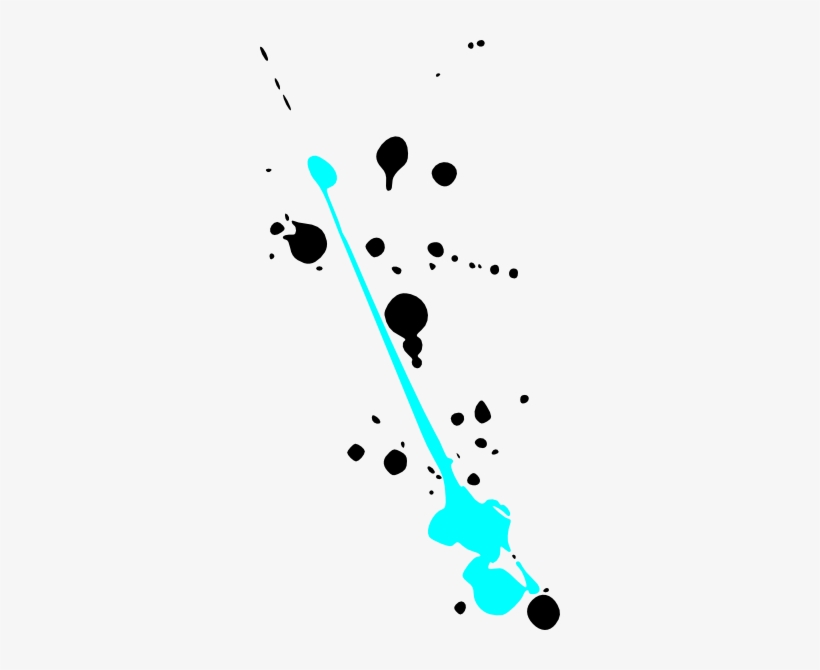 Blue Paint Splatter Png, Svg Clip Art For Web Download - Orange Paint Splash Png, transparent png