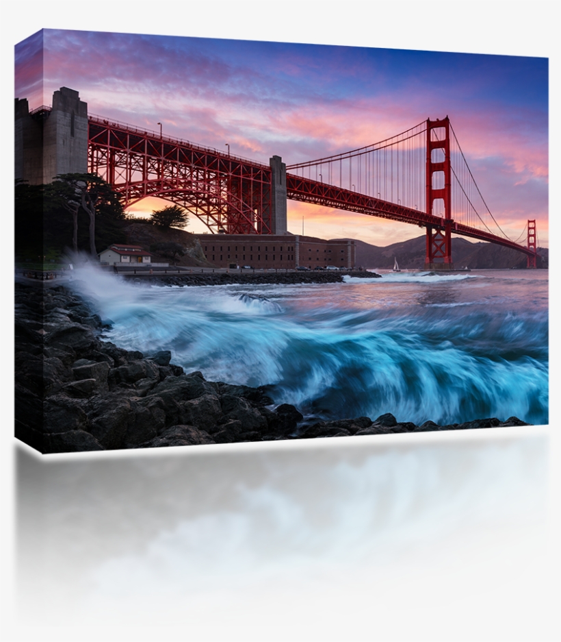 Golden Gate Seashore - Golden Gate Bridge, transparent png