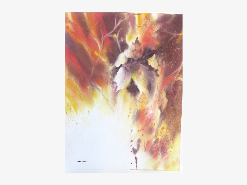 La Fin De L'ete - Aquarelles Joelle De Normandie, transparent png