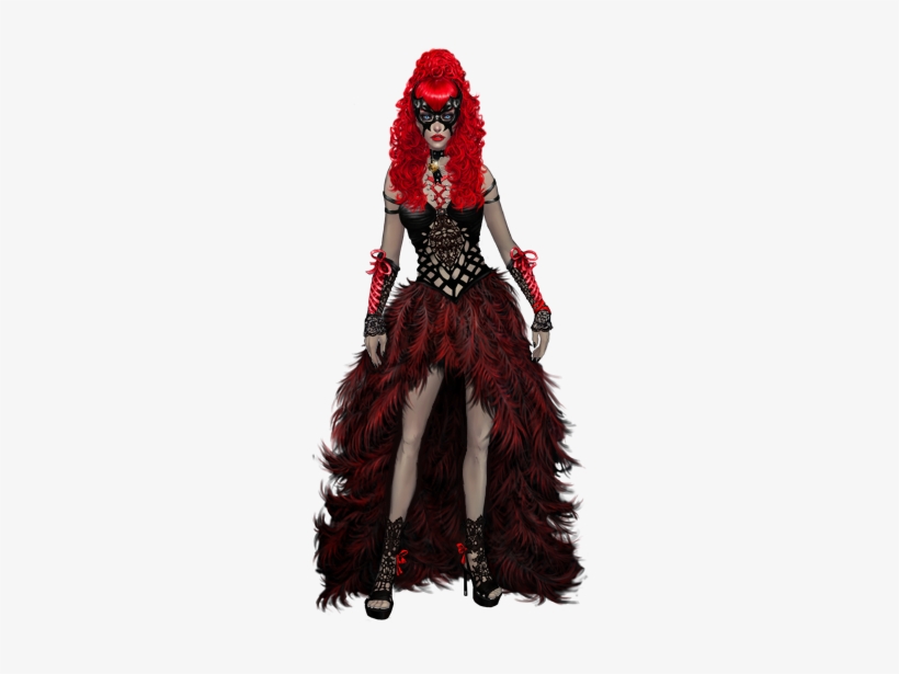 Female Gothic Masquerade Costume - Masquerade Costume Female, transparent png
