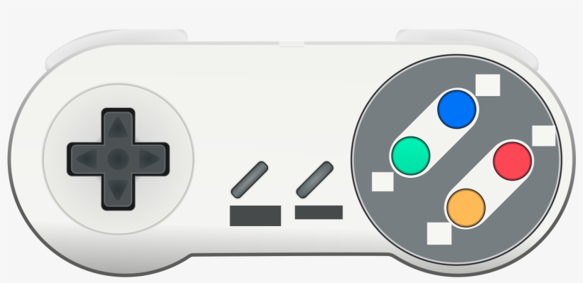 Controller Drawing Super Nintendo - Snes Controller Icon, transparent png