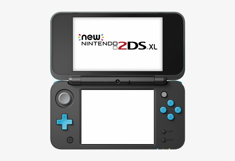 New Nintendo 2ds Xl (black X Turquoise), transparent png