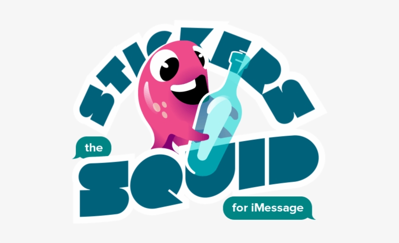 Stickers And Animated Squid Logo - Squid, transparent png
