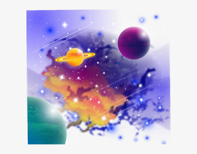 Sky Planets Universe Space Background Galaxy Cosmic - Star Cosmic Png, transparent png