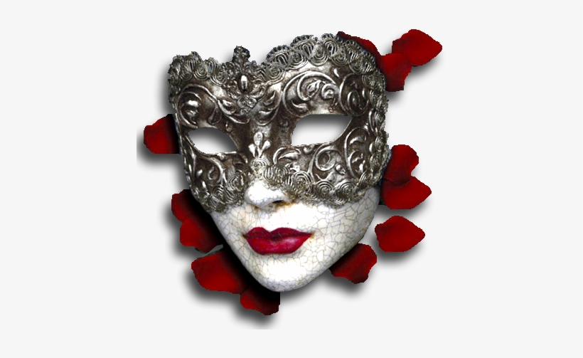 Masquerade Mask Transparent /tg/ - Venetian Drama Mask Glass Pendant Necklace Keychain, transparent png