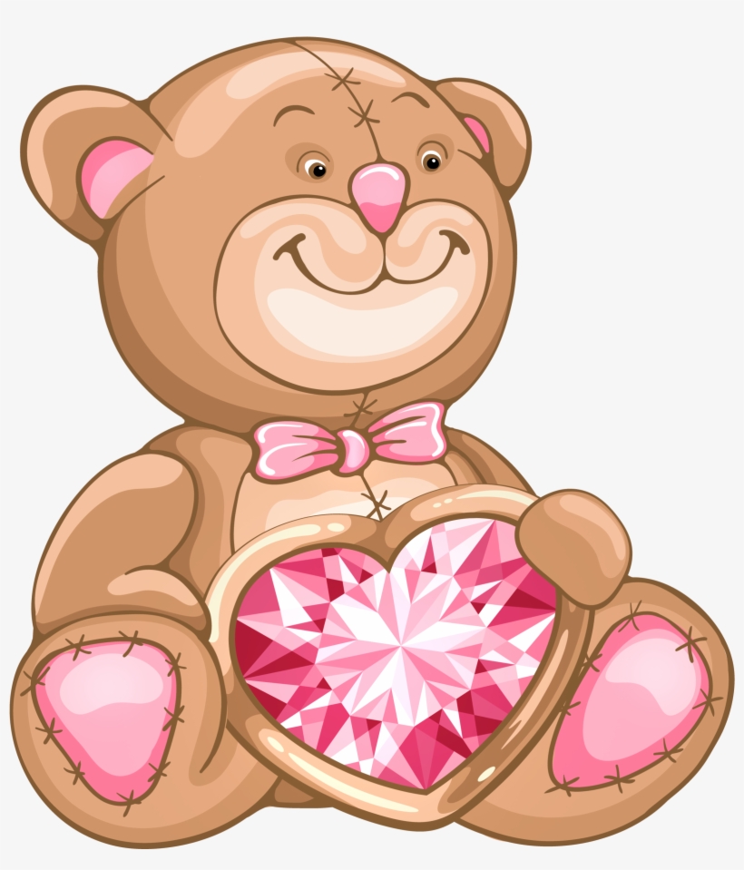 Pink Teddy Bear Png, transparent png
