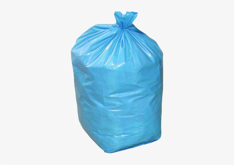 Plastic Printed Biodegradable Bags, Capacity - Blue Trash Bags Png, transparent png
