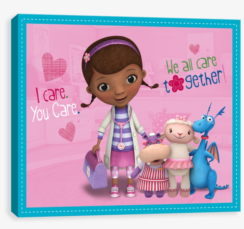 Doc Mcstuffins We All Care - Amscan Doc Mcstuffins Table Cover (each) - Party Supplies, transparent png