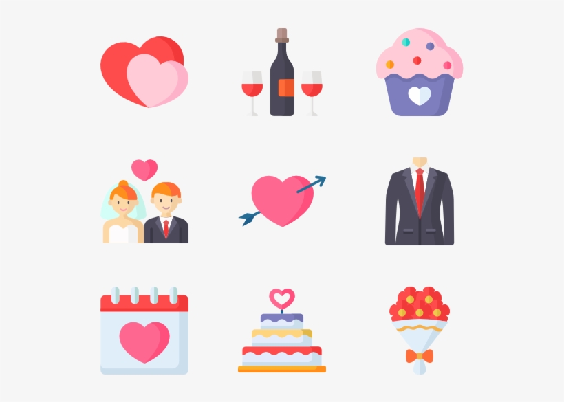 Wedding - Cute Wedding Icon Png, transparent png