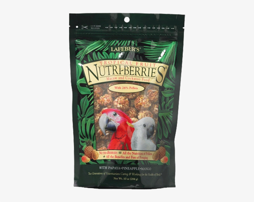 Tropical Fruit Nutri-berries For Macaws - Lafeber Lafeber's Gourmet Tropical Fruit Nutri-berries, transparent png