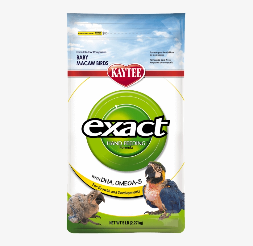 Exact Hand Feeding For Baby Macaws - Kaytee Baby Bird Formula, transparent png
