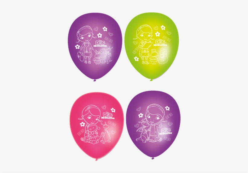 11" Official Doc Mcstuffins Characters Latex Balloons - Disney Doc Mcstuffins Party Balloons, transparent png