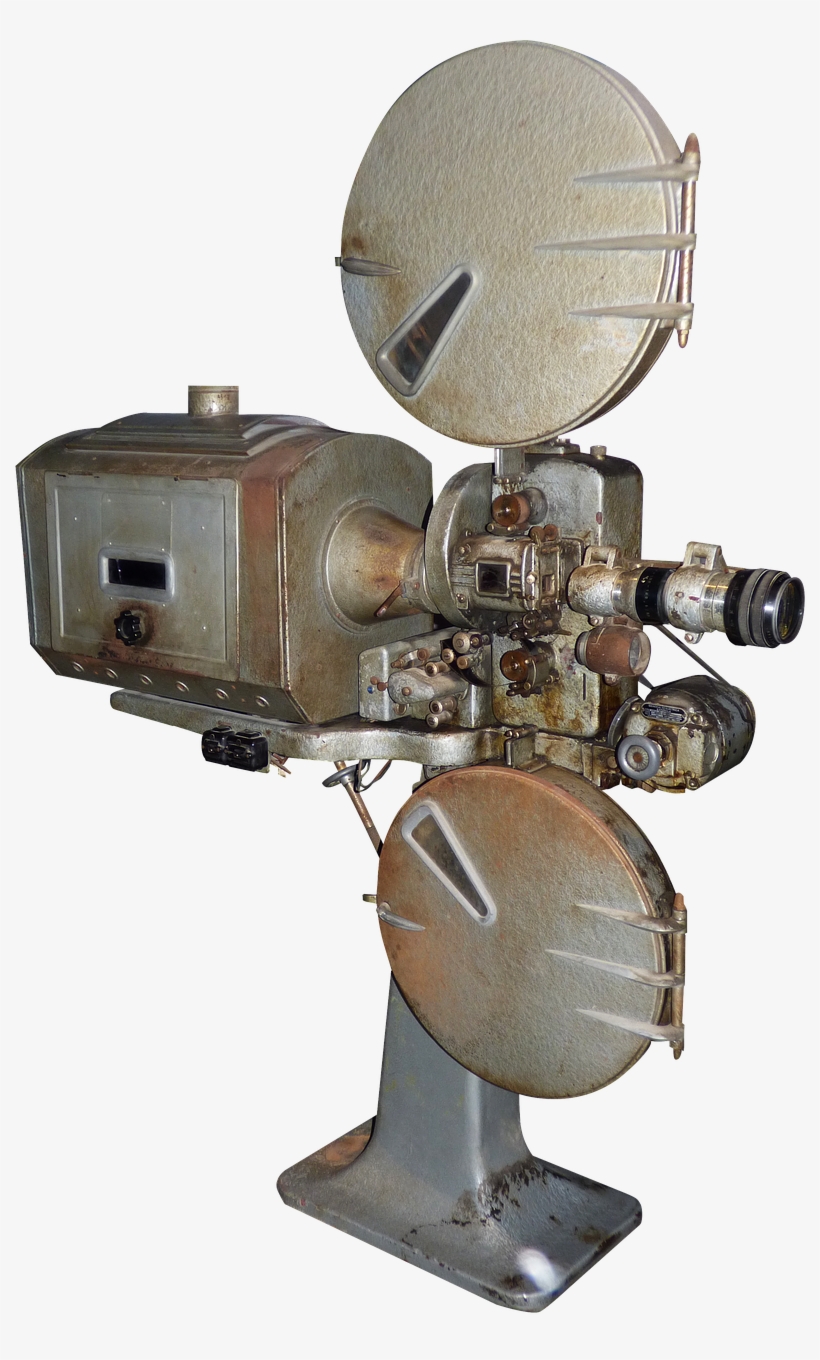 Projector Cinema Old - Old Movie Projector, transparent png