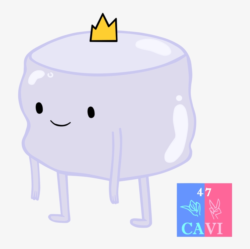 Marshmallow Prince By Cavi47-d59giru - Marshmallow Person Adventure Time, transparent png