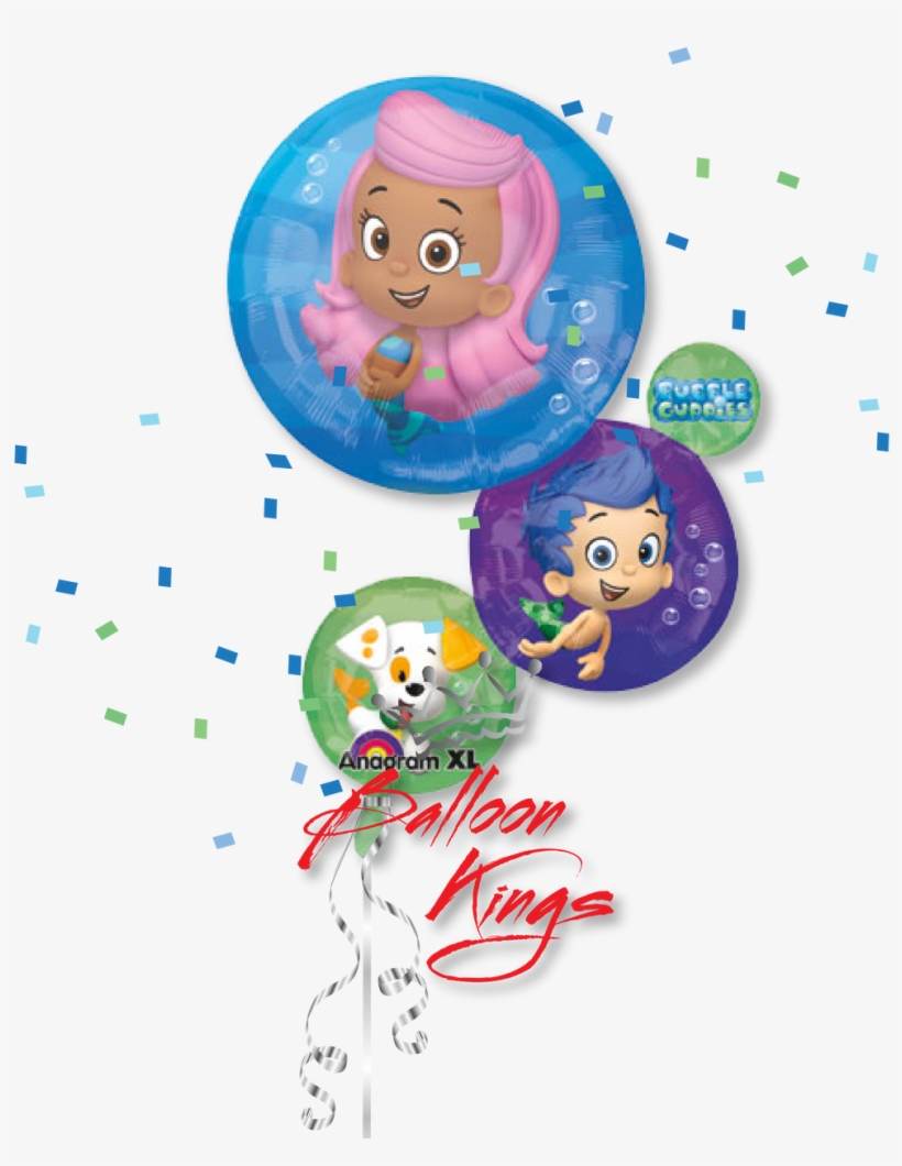 Bubble Guppies - Bubble Guppies Balloon - 28'' Foil (each), transparent png