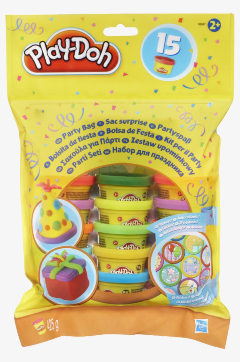 Hasbro Play Doh 15 Count Party Bag, transparent png