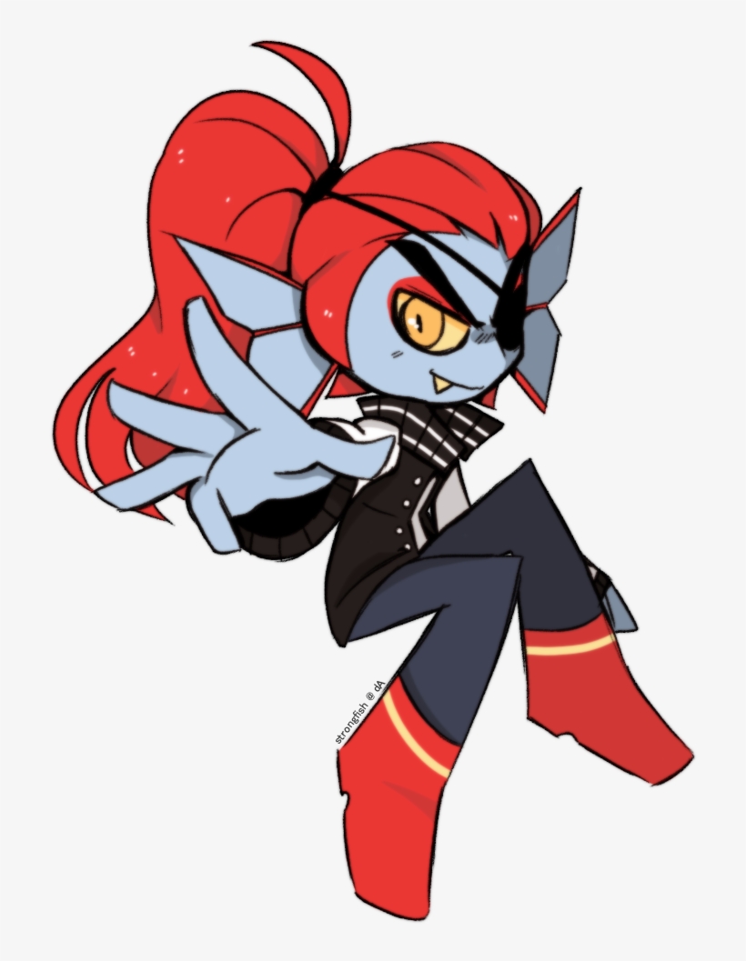 Undertale Red Fictional Character Vertebrate Cartoon, transparent png