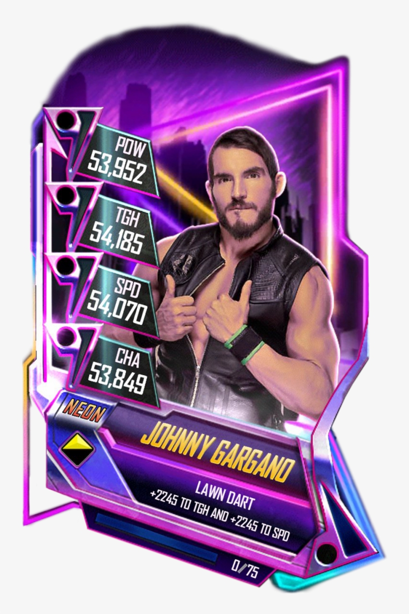 Supercard Johnnygargano S3 Hardened Fusion 10606 Supercard - Wwe Supercard, transparent png