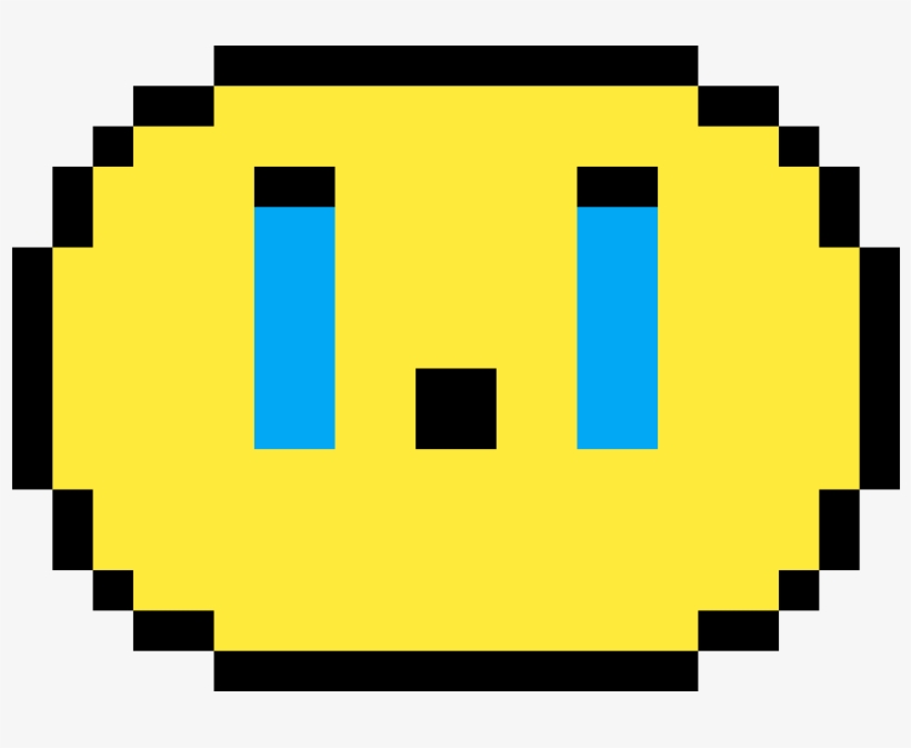 Cry Emoji - Koro Sensei Pixel Art, transparent png