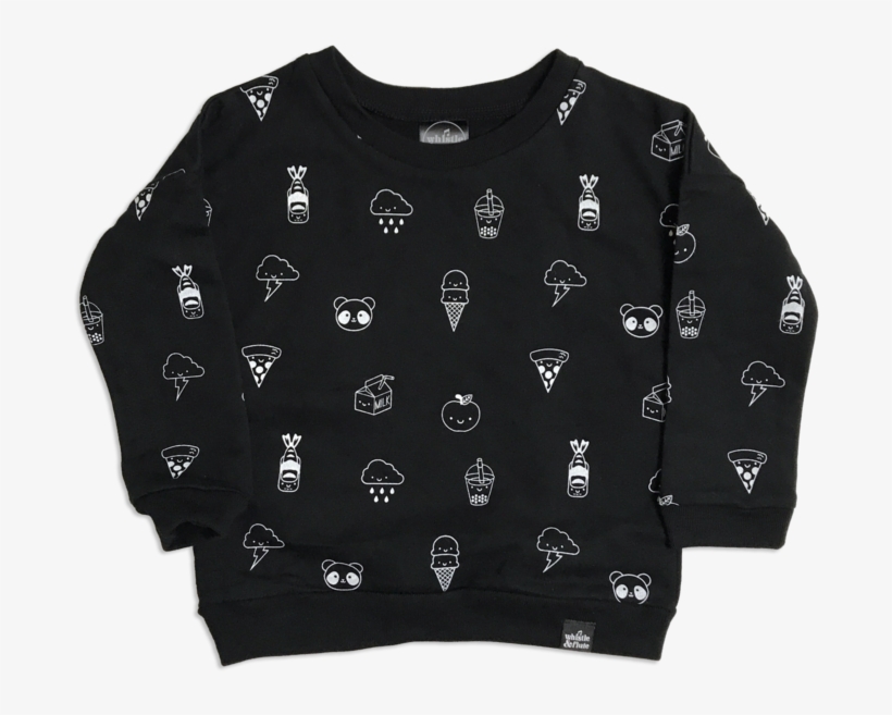 Kawaii All Over Print Sweatshirt - Jack & Jones Zipup Hoodie Schwarz Men's, transparent png