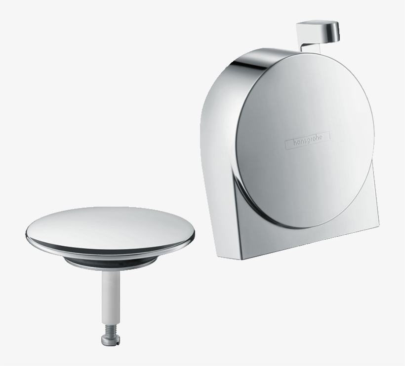 Finish Set Bath Filler, Waste And Overflow Set - Hansgrohe 58117000 Exafill S Bath Filler Finish Set, transparent png