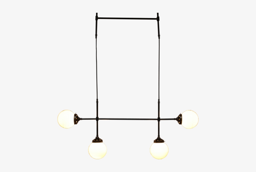 Glass Ball Junction Light - Ceiling Fixture, transparent png