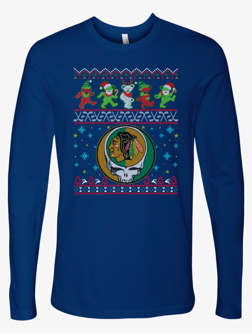 Chicago Blackhawks Christmas Grateful Dead Jingle Bears - Grateful Dead, transparent png
