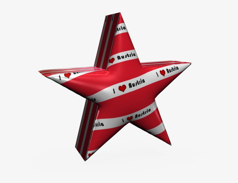 3d Plastic Austrian Star - Model Aircraft, transparent png
