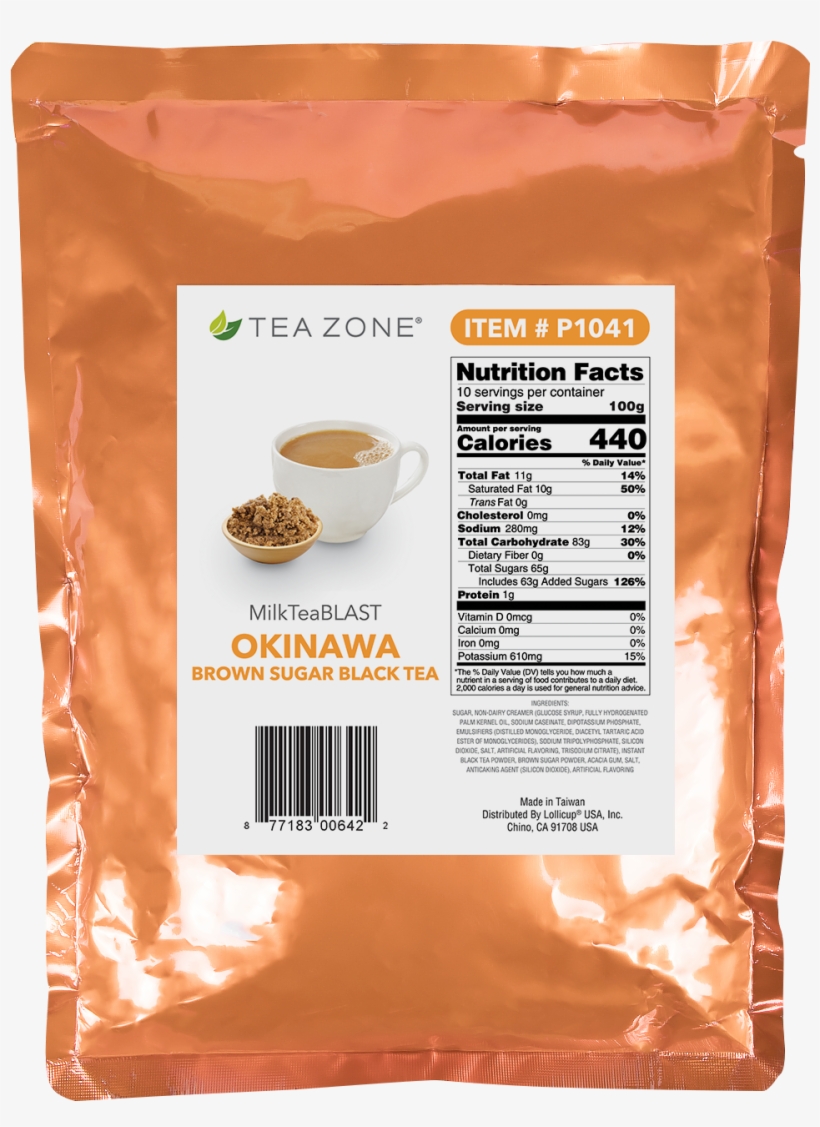 Tea Zone Milkteablast Okinawa Brown Sugar Powder , Teazone
