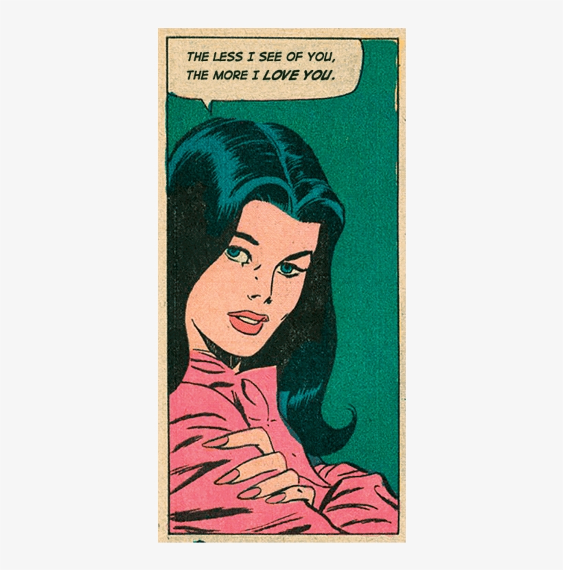 Click If You Love The Beauty Of - Pop Art Vintage Comics, transparent png