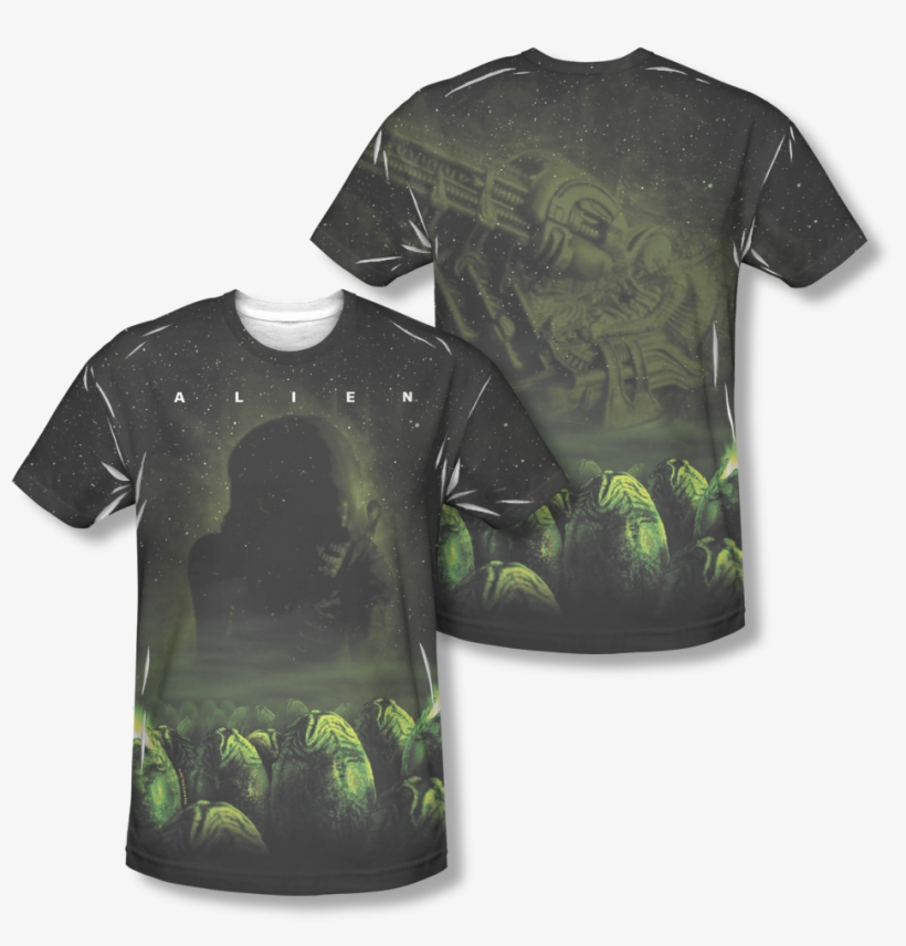Alien™ Ominous All Over T Shirt - Alien - They're Here -- All-over Front, transparent png
