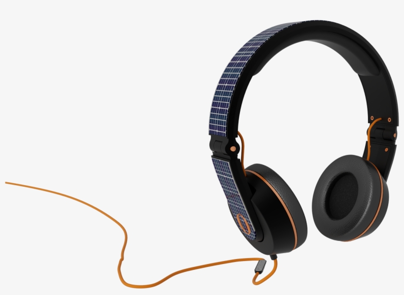 Solar Panels On The Headphone Band - Solar Powered Headphones, transparent png