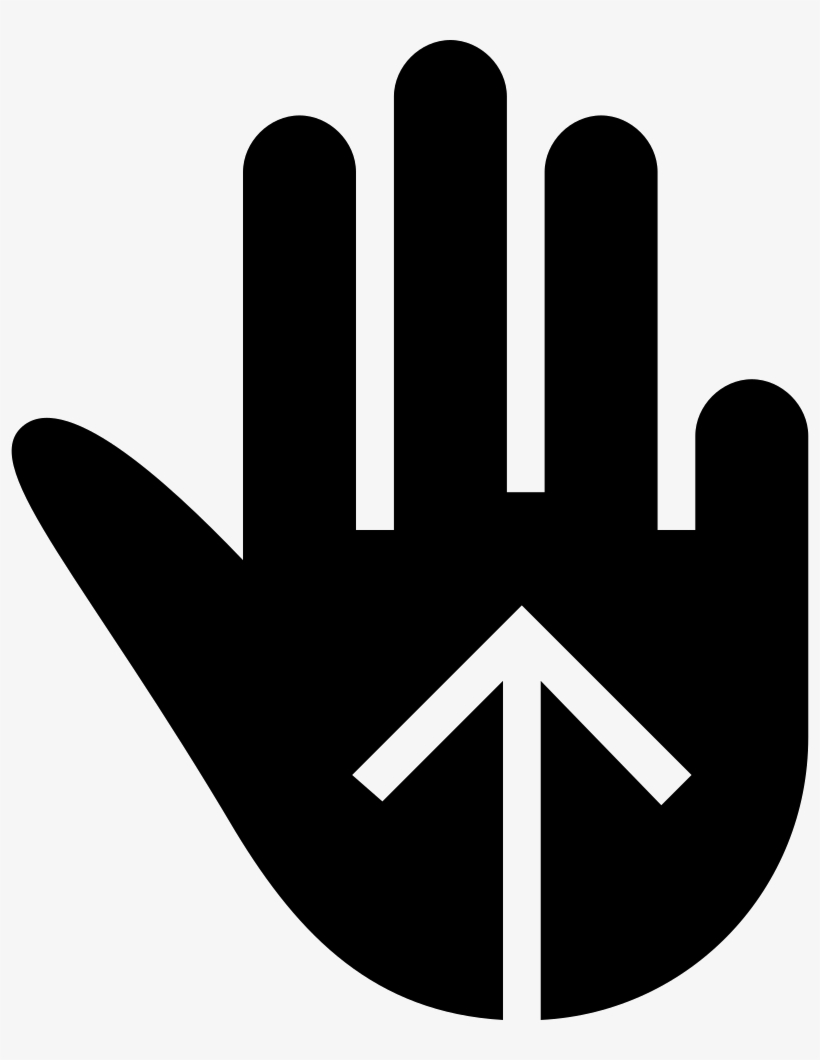 Three Fingers Swipe Up Gesture Comments - Gesture, transparent png