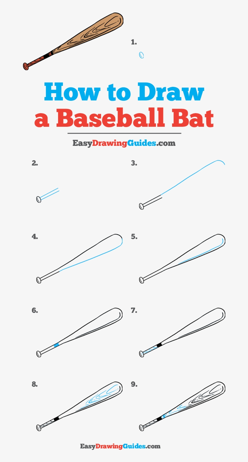 How To Draw Baseball Bat - Book Categories, transparent png