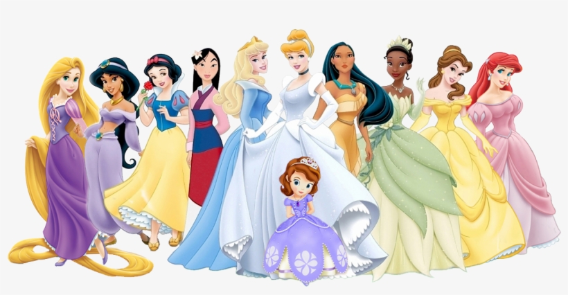 Disney Princesses Clipart Png Disney Princess Sophia - Disney Princess Years, transparent png