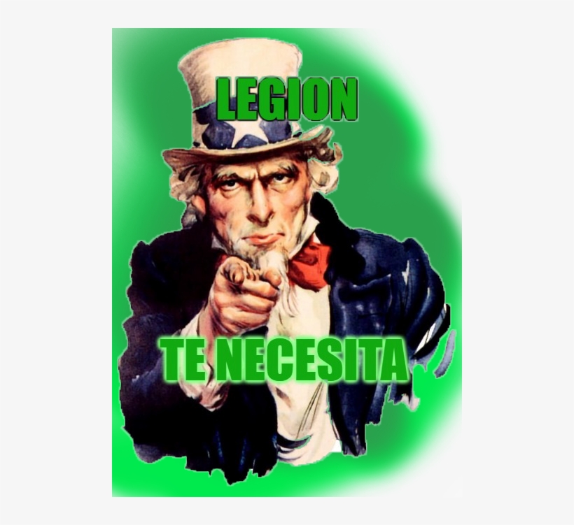 Legion Te Necesita - Uncle Sam Without Hat, transparent png