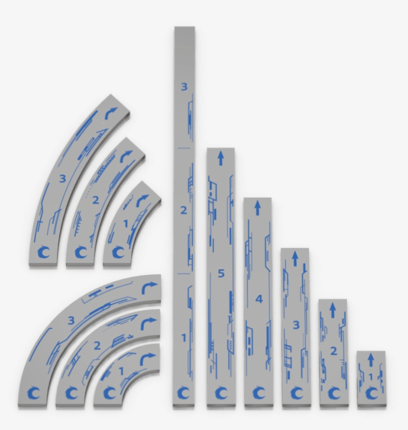 Awakened Alliance Maneuver Set - Star Wars X Wing Rebel Alliance Conversion Kit, transparent png