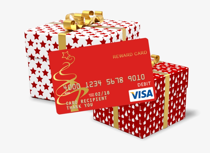 Christmas Cash - Visa Christmas Gift Card Png, transparent png
