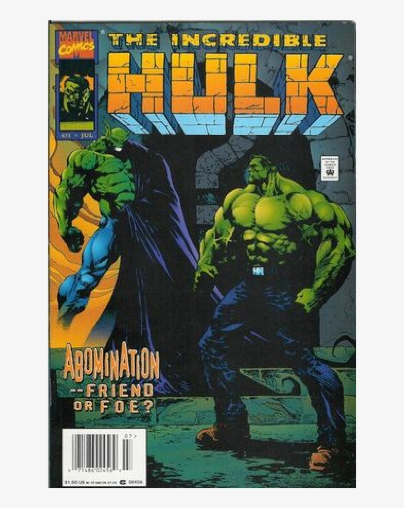 Купете Comics 1995-07 The Incredible Hulk - Liam Sharp Hulk Art, transparent png