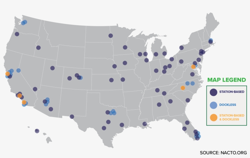 It Shows That Both Docked And Dockless Bike Share Are, transparent png