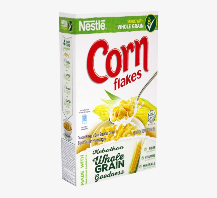 4800361002844 - Nestle Corn Flakes Whole Grain, transparent png