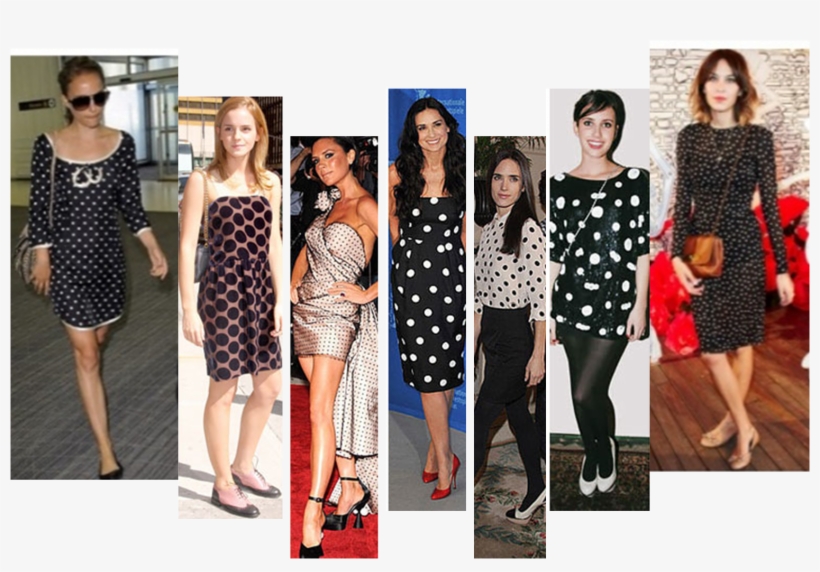 portmans polka dot dress