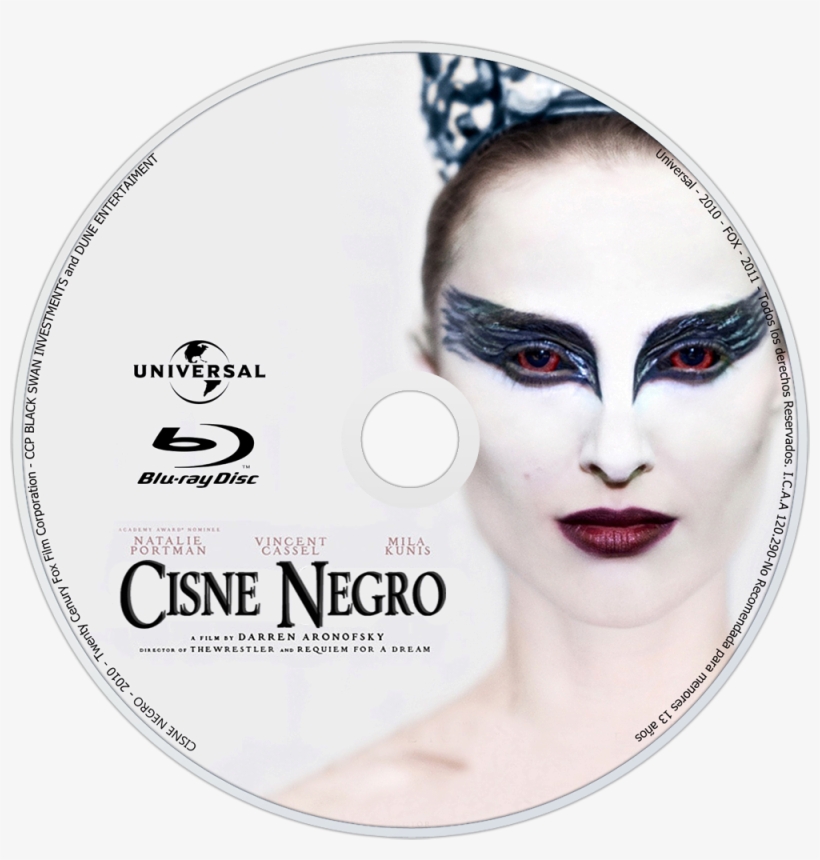 Black Swan Bluray Disc Image - Black Swan Actress Name, transparent png