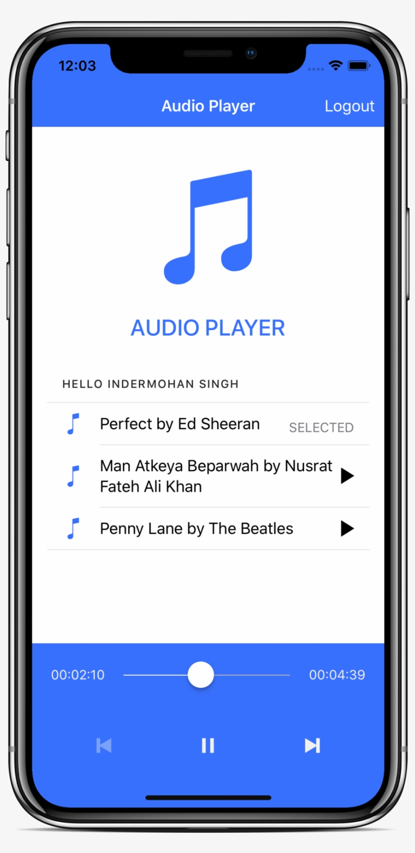 Ionic Audio Player Demo App Ui - Ionic, transparent png