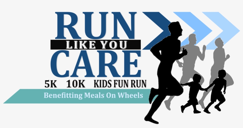 Run Like You Care - Children Running Silhouette, transparent png