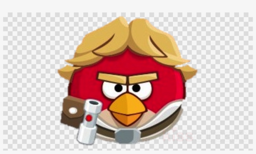 Angry Birds Luke Skywalker Clipart Luke Skywalker Anakin - Angry Birds Luke Skywalker, transparent png