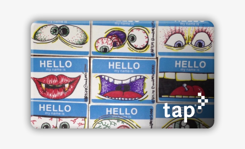 Special Edition Tap Card With Madmelo Hello Graphics - Hello My Name, transparent png