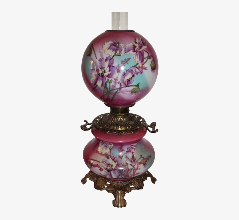 100% Original Gone With The Wind Banquet Or Parlor - Oil Lamp, transparent png